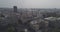 Belgrade panorama city center drone view