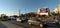 Belgrade, Serbia, January 24, 2020. Brankov Bridge Belgrade, intersection and exit from the bridge to land. Old city. Cars,