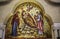 BELGRADE, SERBIA - JUNE 16, 2019: Interior view Church of St. Mark. The Church is decorated with unique mosaics made of Venetian