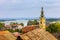 Belgrade, Serbia panoramic view with church, Zemun