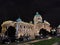 Belgrade Serbia Parliament bulding by night side view