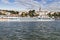 Belgrade Skyline With Tourist Nautical Port On Sava River