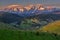 Belianske Tatry mountains and meadows over Osturna