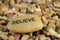 Believe Affirmation Stone