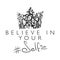 Believe in your selfie typography t shirt graphics textile print design