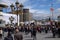Believers gather in the main town square to attend Mass with Pope Francis in Skopje