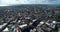 Belize City and Downtown. Caribbean Country. Drone Point of View. Beautiful Skyline