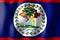 Belize - waving flag - 3D illustration