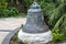 Bell in garden in The Greek Orthodox Church of the Twelve Apostles, Israel