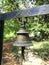 Bell in Indian Hindu religious temple in Tamil nadu India.