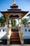 A bell made of bombs in a pavilion at Wat Mae La Nuea temple, Phrae Province, Thailand. Publie Domain