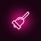 Bell neon icon. Elements of education set. Simple icon for websites, web design, mobile app, info graphics
