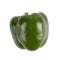 Bell pepper, big green, perfect isolate on a white background