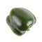 Bell pepper, big green, perfect isolate on a white background