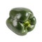 Bell pepper, big green, perfect isolate on a white background