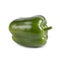 Bell pepper, big green, perfect isolate on a white background