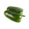 Bell pepper, big green, perfect isolate on a white background