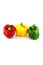 A Bell peppers Three colors.