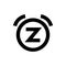 bell snooze icon. Element of web icon for mobile concept and web apps. Thin line bell snooze icon can be used for web and mobile