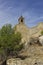 The Bell Tower of the Alcazaba of Antequera  set on one corner of the Forts outer stone walls.