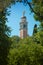 Bell tower with angel in Udine