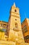 Bell tower of Anglican Pro-Cathedral in Valletta, Malta