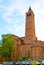 The bell tower and apse of Santa Anastasia Church, Verona, Italy