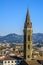 Bell tower Badia Fiorentina in Florence, Italy