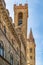 Bell tower Bargello Palace in Florence, Italy