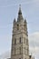 Bell tower of the belfry of Ghent Belgium