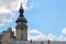 Bell tower of Bernardine Cathedral in the Old Town of Lviv, Ukraine