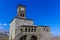 Bell tower of the castle of Gjirokastra, Albania.