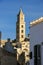 Bell tower of the Cathedral. Matera. Basilicata. Apulia or Puglia. Italy