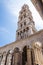 Bell tower. Cathedral of Saint Domnius. Medieval architecture. Split.