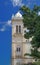 Bell tower of the catholic cathedral of St. Vincent de Paul