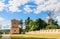 Bell tower. Catholic church of the Holy Trinity and Dominican Monastery. Liskiava