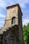 Bell tower of the cave church of Olleros de Pisuerga: In honor of Saints Justo and Pastor, it is a hermitage whose origins date