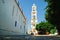 Bell tower Church of the assumption of the virgin Mary in Yalissos, Greece