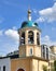 bell tower of Church of the Holy Blessed Cosmas and Damian in Moscow, Russia