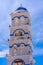 Bell tower of Church of Holy Cross in Perissa