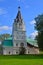 Bell tower Church of the Intercession of virgin in the Museum Alexandrovskaya Sloboda, Alexandrov city, Vladimir region, Russia