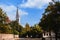 Bell tower of Church of the sacred heart, La Chaux de Fonds, Switzerland