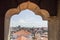 Bell tower of the Clerigos Church cityscape view