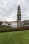 Bell tower of the Clerigos Church, one famous panoramic viewpoint destination of Porto