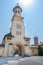 The Bell tower of the Coronation Orthodox Cathedral, Alba Iulia, Transylvania, Romania