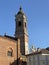 Bell tower of the Duomo of Monza and Arengario - Italy