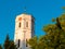 Bell tower in Gersthofen near Augsburg, Bavaria, Germany