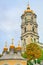 Bell tower of Holy Dormition Pochayiv Lavra in Ternopil Oblast, Ukraine