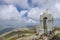 Bell Tower at Kajmakcalan Peak 2521 m, Nidze Mountain, Macedonia