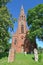 Bell tower of Lutheran church of Haynrikhsvalde 1869. Slavsk, Kaliningrad region